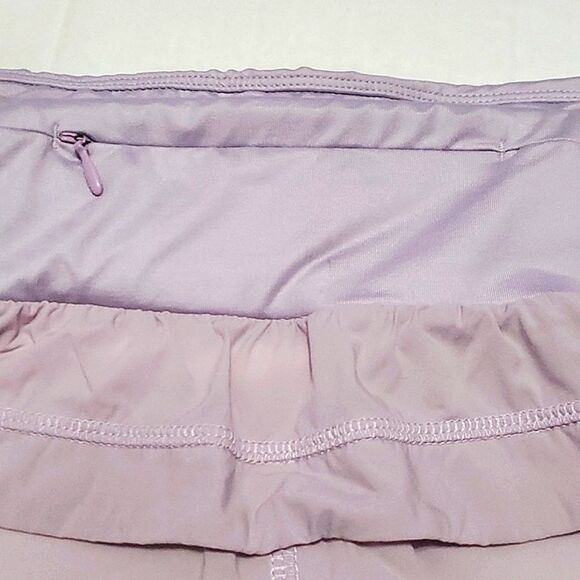 Fabletics Austyn Lavender Lined Zipper Pocket Running Sporty Shorts - Picture 7 of 16